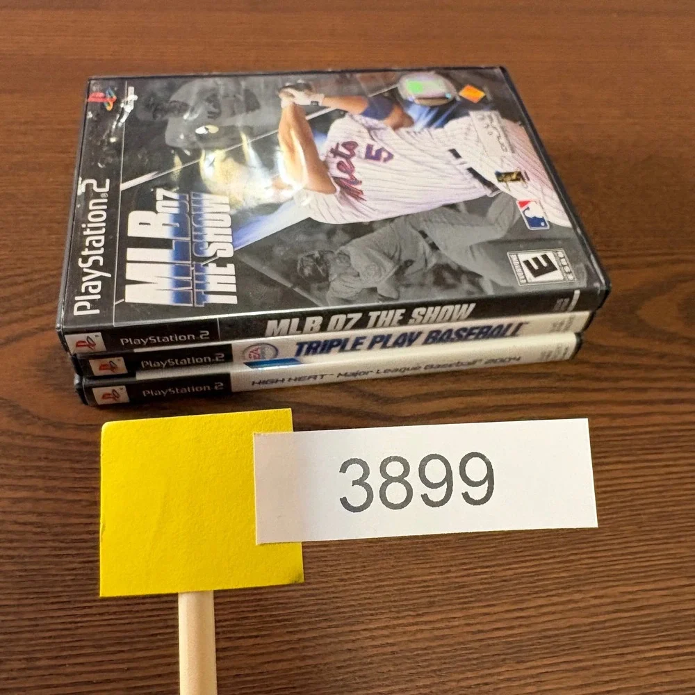 Sony PlayStation 2 Baseball Game Bundle‎ PS2 Good MLB Triple Play High Heat